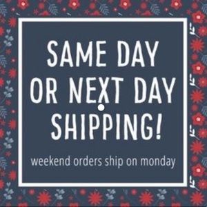SAME DAY OR NEXT DAY SHIPPING ALWAYS!
